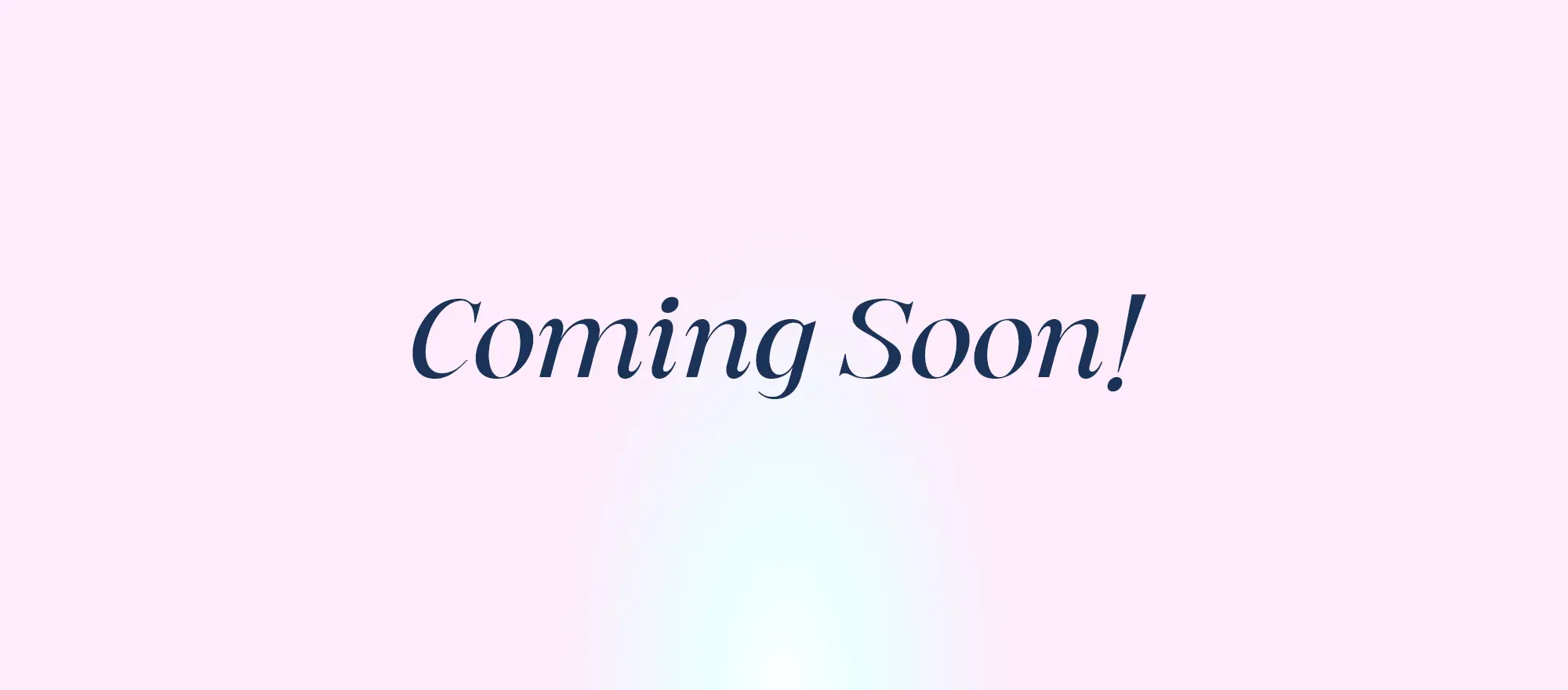 Coming Soon!